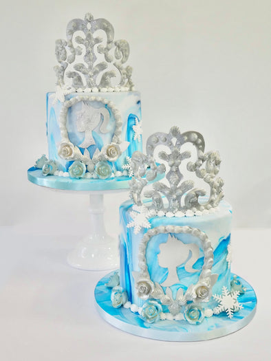 Frozen Inspired Princess Cake