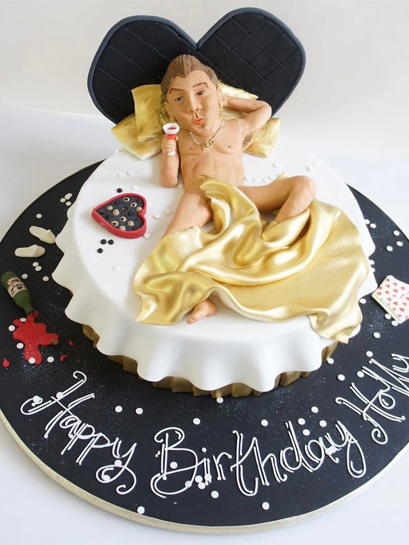 Sexy Man Love Bed Cake - Tuck Box Cakes