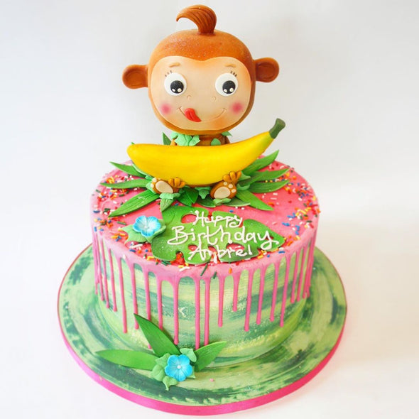 Cheeky Monkey Cake - Tuck Box Cakes