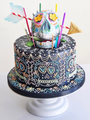 Day Of The Dead Cake - Tuck Box Cakes