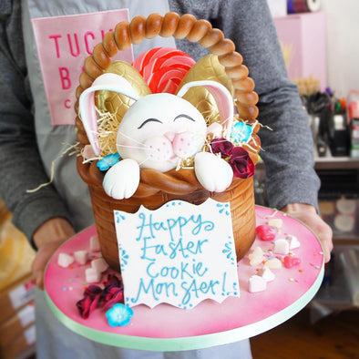 Easter Bunny In Basket Cake - Tuck Box Cakes