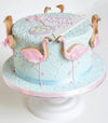 Flamingo Sprinkle Cake - Tuck Box Cakes