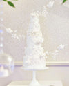 Flying Bird White Wedding Cake - Tuck Box Cakes