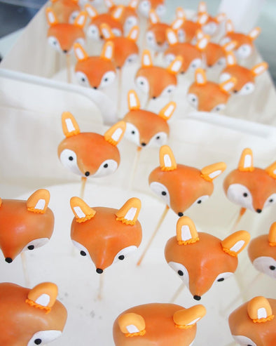 Fox Cake Pops - Tuck Box Cakes