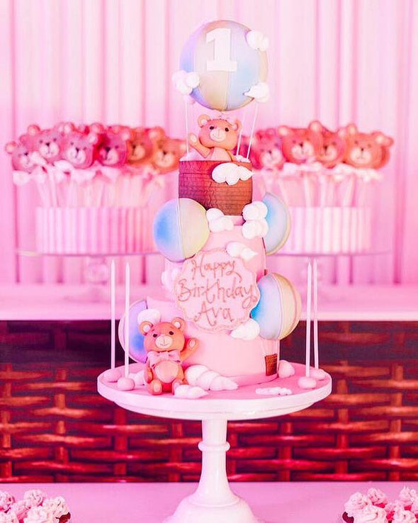 Hot Air Ballon Teddy Cake - Tuck Box Cakes