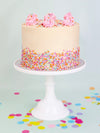 8" sprinkles cake