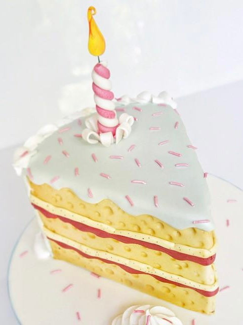 Giant cake slice