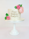 Elegant flower cake