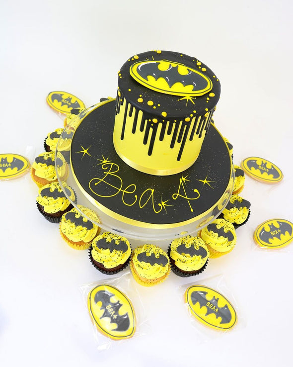 Batman Logo Cake