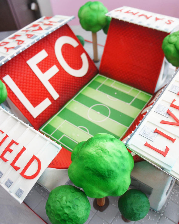 Liverpool FC Stadium Cake - Tuck Box Cakes