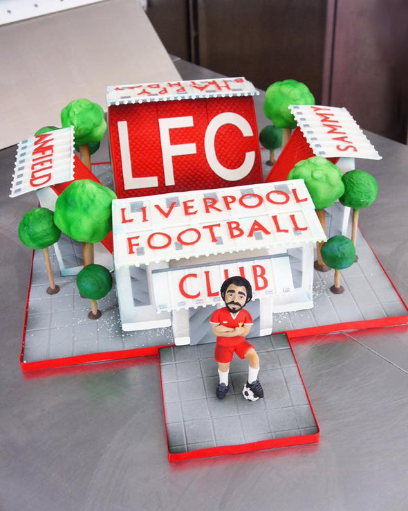 Liverpool FC Stadium Cake - Tuck Box Cakes
