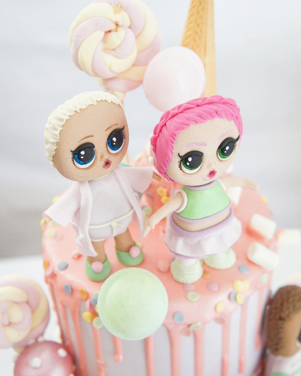 LOL dolls cake - Tuck Box Cakes