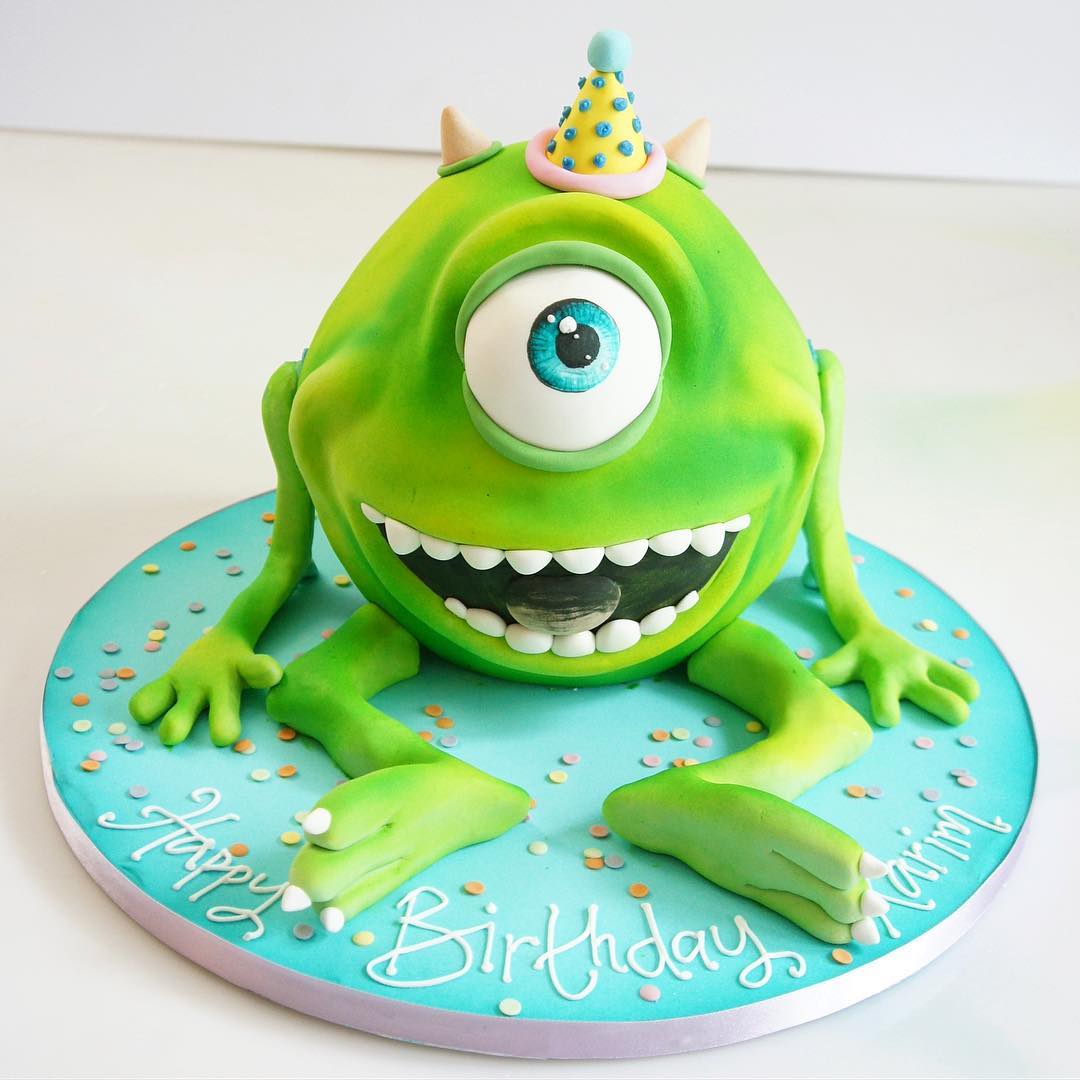 mile monsters inc Mike Monsters Inc. Cake – Tuck Box Cakes