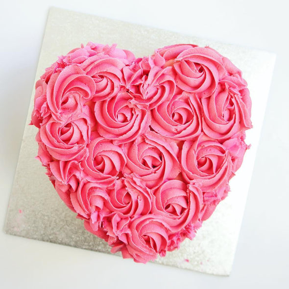 Heart Buttercream Cakes - Tuck Box Cakes