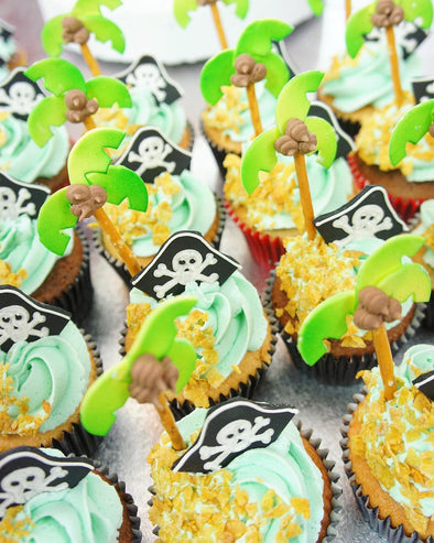 Treasure island cupcakes - Tuck Box Cakes