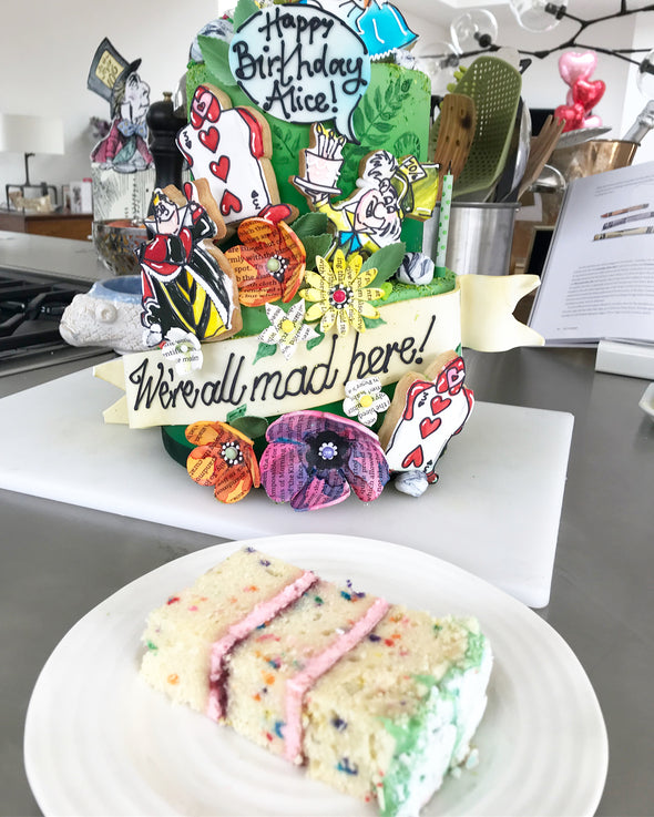 Alice In Wonderland Birthday Cake - Tuck Box Cakes