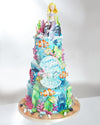Tiered Mermaid Cake - Tuck Box Cakes