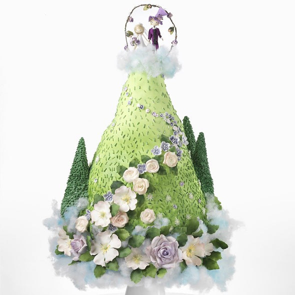 Fantasy Mountain Wedding Cake - Tuck Box Cakes