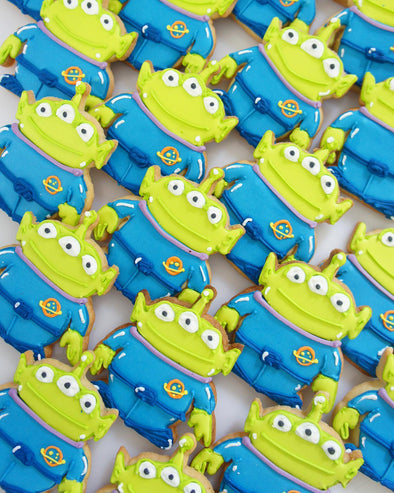 Toy Story Alien Cookies - Tuck Box Cakes