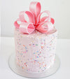 Birthday Bow Buttercream Cake - Tuck Box Cakes