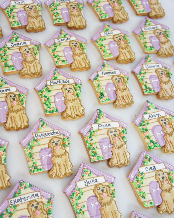 Dog And Kennel Cookies - Tuck Box Cakes