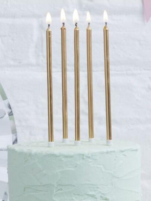 Gold Tall Candles