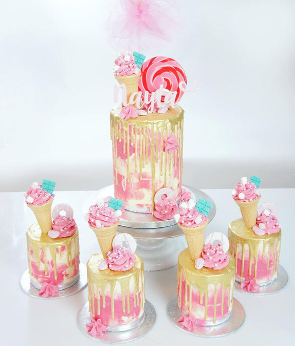 Individual drip cakes - Tuck Box Cakes