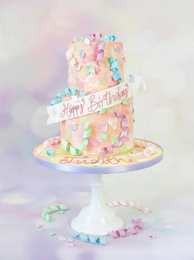 Party Streamer Cake