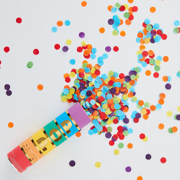 Rainbow Confetti Cannon