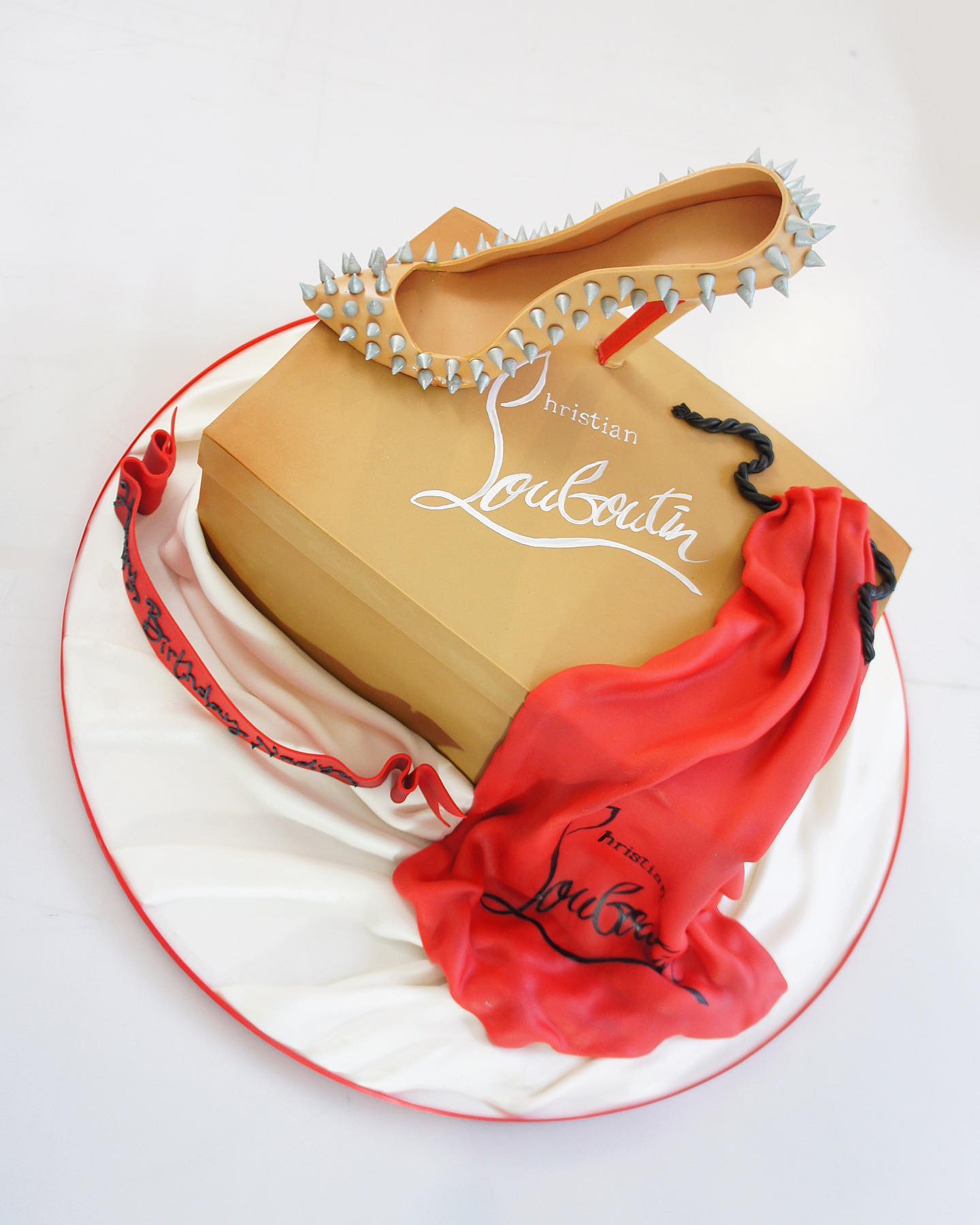 Louboutin Shoe And Box Cake – Tuck Box Cakes