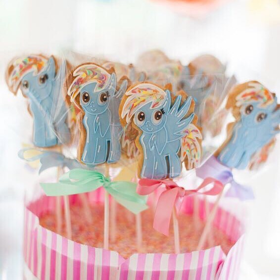 My Little Pony Cookie Pops - Tuck Box Cakes
