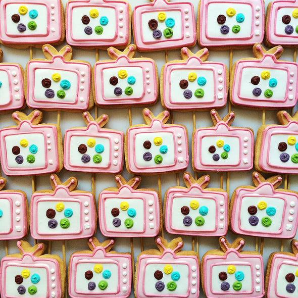 TV cookies - Tuck Box Cakes