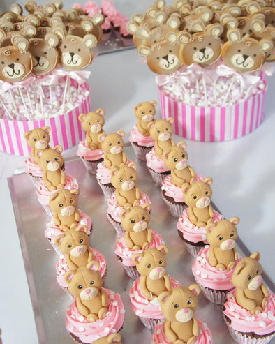 Teddy bear cupcakes - Tuck Box Cakes