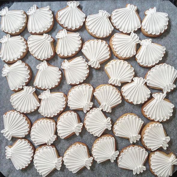 Shell Cookies - Tuck Box Cakes